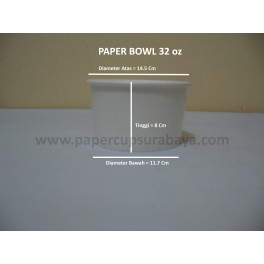 Paper Bowl 32 oz