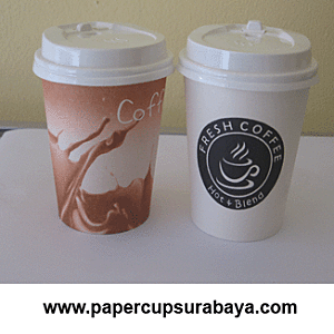 Paper cup dengan logo colour dan full colour